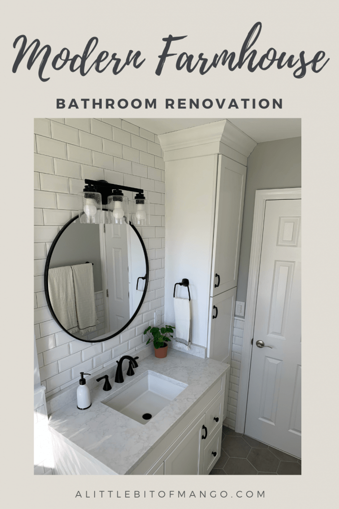 modern farmhouse bathroom